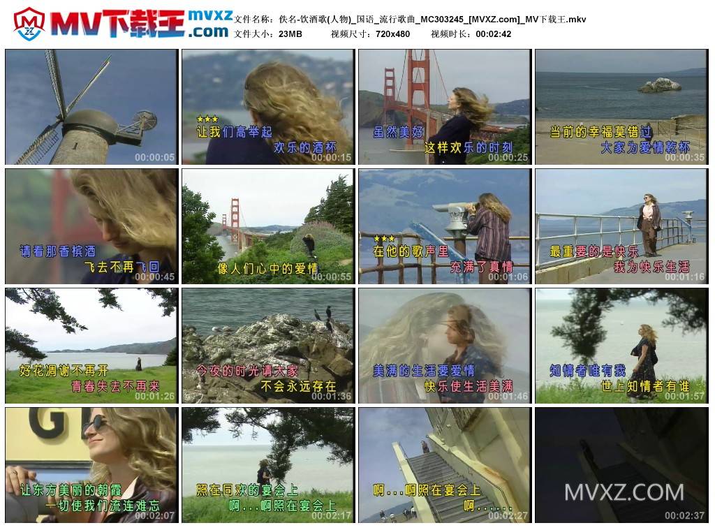 佚名-饮酒歌(人物)_国语_流行歌曲_MC303245